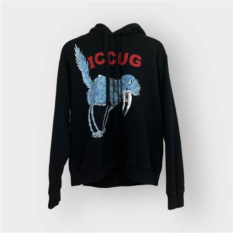 gucci iccug hoodie|Gucci logo velvet sweatshirt.